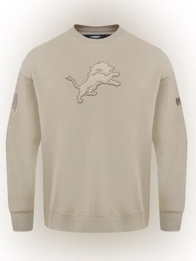 ProStandard Men’s Sandstone DETROIT LIONS Crewneck Sweatshirt